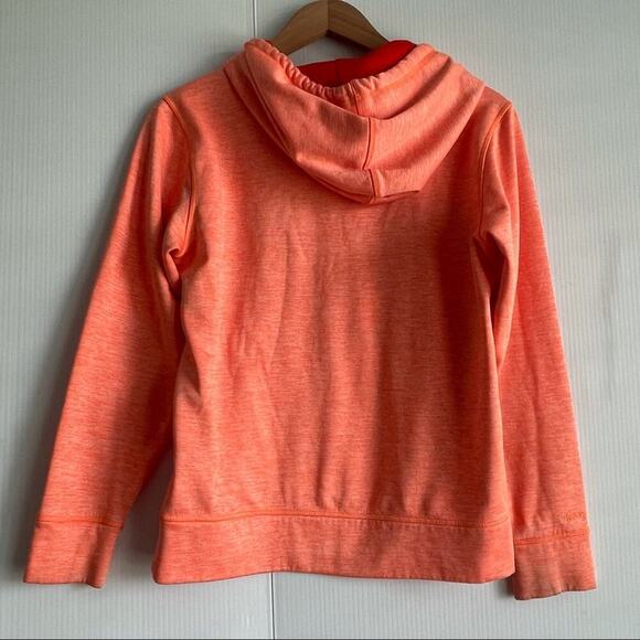 Under Armour Sweatshirt orange hooded / hoodie - Picture 6 of 7
